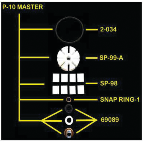 P-10 MASTER Pump Service Repair Kit