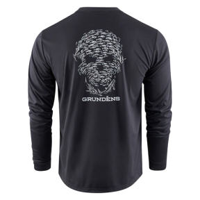 50496-001 of Grundens Bait Ball LS Tech Tee