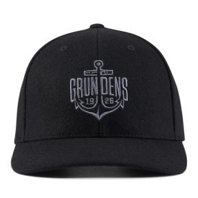50528-001-0001 of Grundens Logo Anchor Wool Trucker