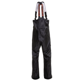 back of Grundens Weather Watch Bibs
