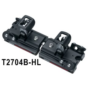 t2744b.hl of Harken 27 mm Midrange CB Traveler - HL Dual Cars w/Stand-Up Toggle