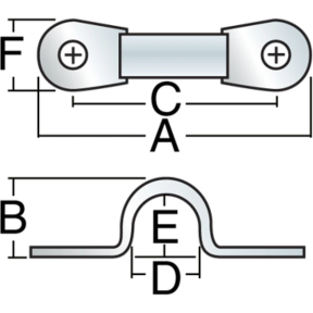 diagram of Harken 281 Eyestrap