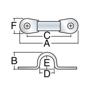 445-pair of Harken 445 Eyestraps