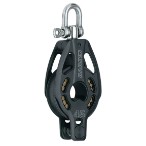45 mm Aluminum Black Magic Block - Swivel, Becket