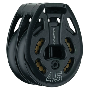45 mm Aluminum Black Magic Double Loop Block