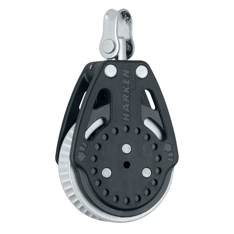 Harken 57mm Silver Ratchamatic Power3 Block - Shackle