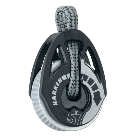 Harken 57mm Power3 Silver Ratchamatic Block - T2 Soft Attach