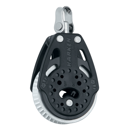 Harken 57mm Silver Ratchet Power3 Block - Shackle