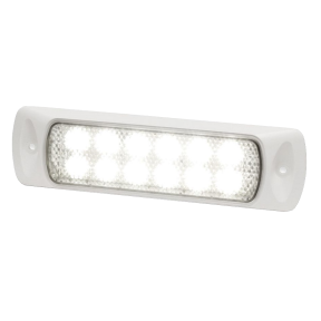 Hella 200 Lumen Sea Hawk LED Spread Light, White Housing