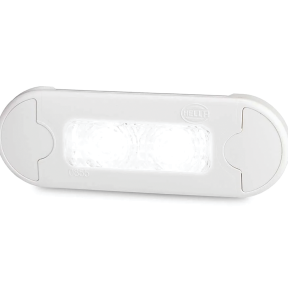 9510 LED Wide Courtesy Light - White, Clear Lens