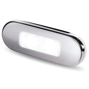 9510 LED Wide Courtesy Light - White, Clear Lens