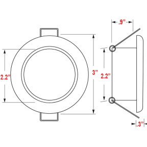 Apelo EuroLED75 RGB/W Downlight