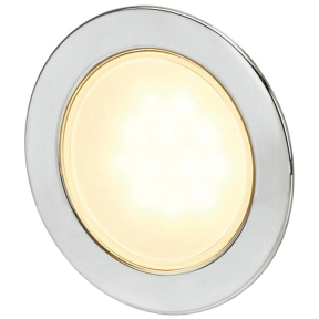 EuroLED 95 3-3/4" Down Light - White, Stainless Trim