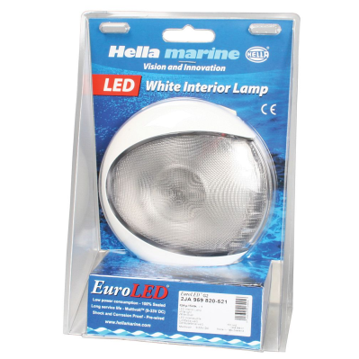 Hella 5" EuroLED 130 Surface Mount LED Dome Light - Packaging
