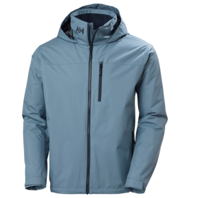 washed navy of Helly Hansen Mens Crew Hooded Midlayer Jacket 2
