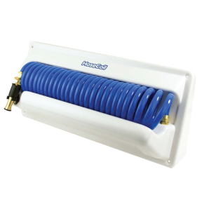 Horizontal Mount Enclosure with 25 ft Coiled Hose
