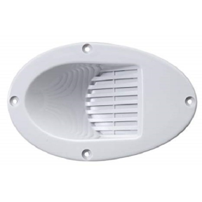 Hull Mount Drop-In Electric Horn - White