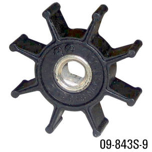 09-843S-9 of Johnson Pumps Flexible Impellers - MC97, Nitrile & Neoprene