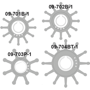 Impeller Replacement Kits - Sherwood / Mercruiser / Jabsco
