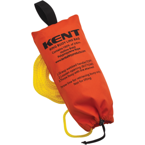 Ring Buoy Line Bag with 100 ft. Line