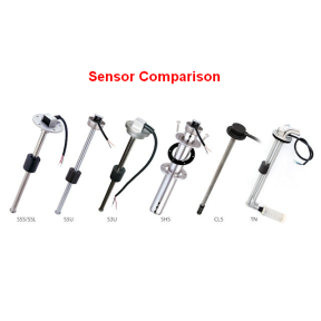 Sensor Models Comparison of KUS Americas S3 - BSP Thread Fuel / Water Tank Sender - European Standard Signal Output