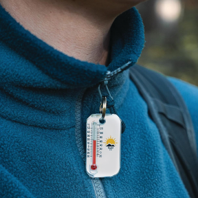 Classic Zip-o-Gage Zipper Pull Thermometer