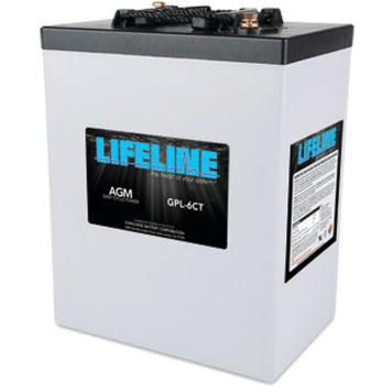 main view of Lifeline 6V Group 6CT AGM Deep Cycle Battery - 300 Ah