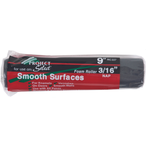 Smooth Foam Paint Roller Cover - 9" x 3/16" Nap