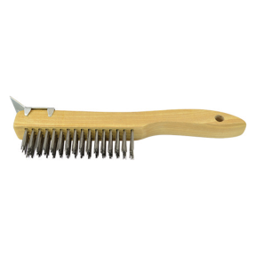 Wire Brush Stationless Steel Wire with Scraper