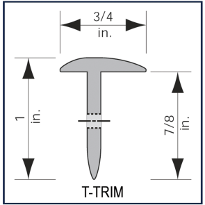 T-Trim - 6 tt. Lengths