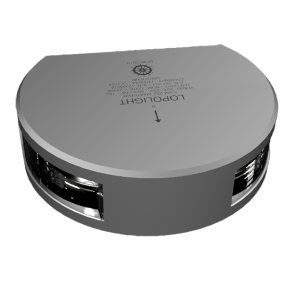 Lopolight 5 NM Masthead LED Nav Light - Vessels 20m to 50m, Vert Mnt, Silver