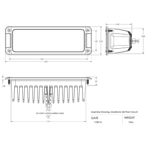 Maxillume h60 Flush Mount LED Flood Light