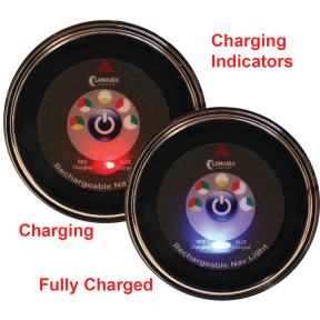 Rechargeable Portable Tri-Color Nav Light