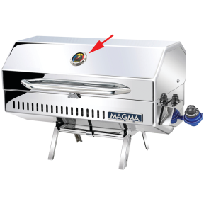 Thermometer w/Fasteners, Gourmet Series 2GS Gas Grill Models