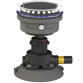 White Navigation Light with Sea Sucker Base
