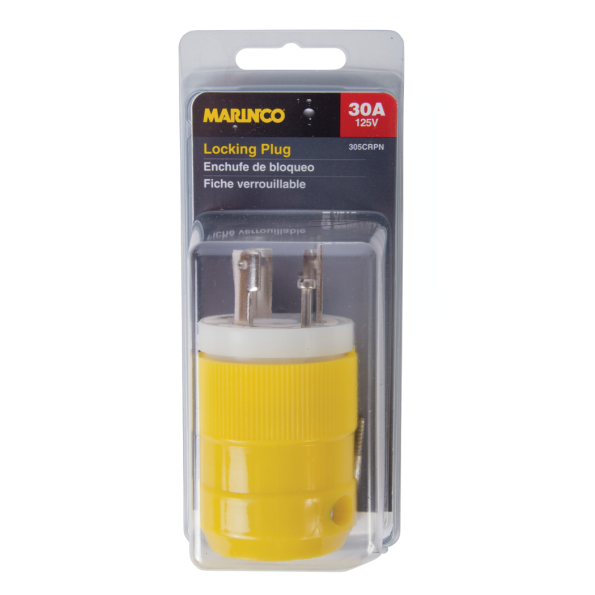 Marinco 305CRPN - 30A Locking Shore Power Plug