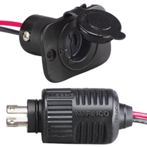 2 Wire ConnectPro Trolling Motor Plug & Receptacle Kit