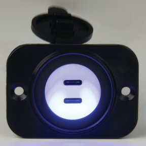 Sealink Dual USB-C Charger Receptacle with LED Indicator