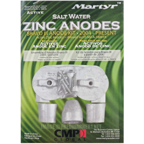 Bravo III Engine Anode Kit - Zinc