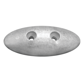 cmm24a of Martyr M24 Two Hole Rounded Oval Plate Anode - Aluminum
