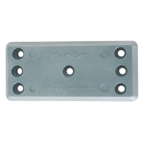 M30 Seven Hole Bolt On Plate Anode - Aluminum
