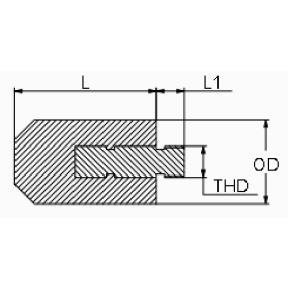 diagram of Martyr Volvo Penta Pencil Anode - Zinc