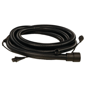 19.7 ft Coaxial Electric Cable/Vacuum Hose & Protective Sleeve