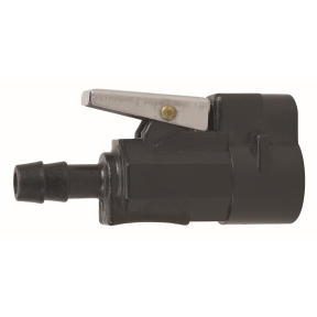 Moeller 3/8" Barb Female Mercury Plastic 2 Prong Fuel Line Tank Connector - 1988+