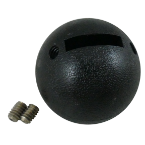 bottom view of Morse Controls MA Shift Control Replacement Knob - New Style Round