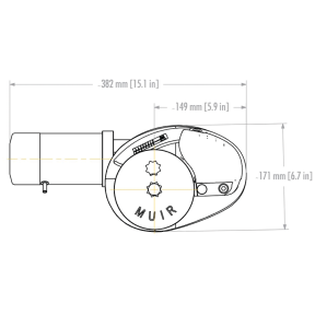Storm VRC1250 SS Vertical Rope Chain Windlass with Capstan