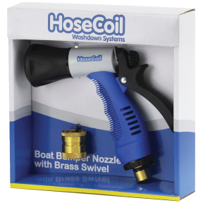 Boat Bumper Nozzle Kit with Brass Swivel and Quick Release