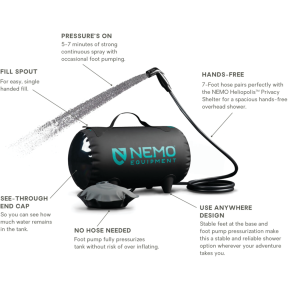 Helio 2.9 Gallon Pressure Shower