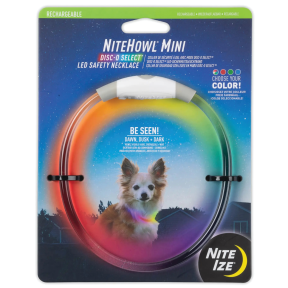 NiteHowl Max Rechargeable LED Safety Necklace - Disc-O Select