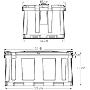 8D Commercial Grade Battery Box